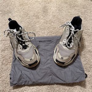 Balenciaga Triple S Gray Sneakers
